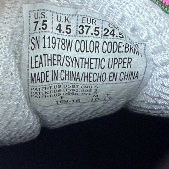 Skechers D'Lites Interlude Walking Shoes Womens 7.5 Wide Suede Multicolor - Picture 5 of 10